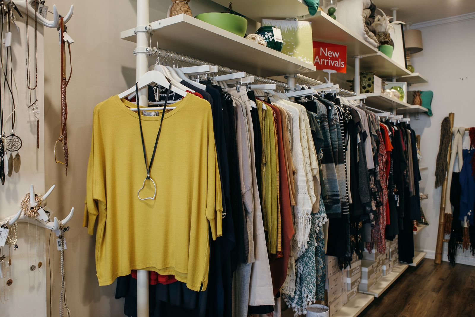 Inside the boutique